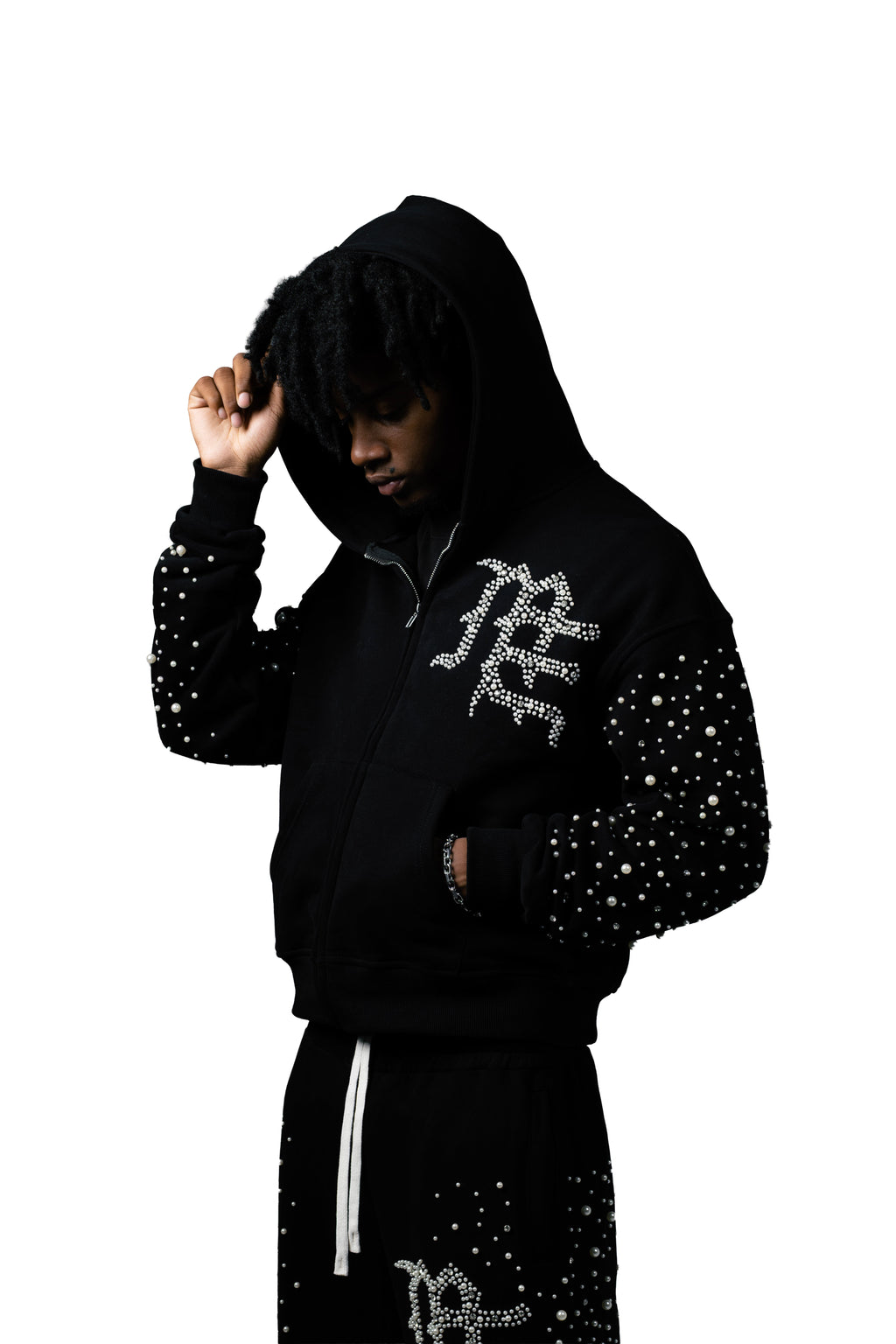 Black ‘Pearl’ Hoodie