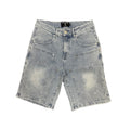 ‘Paisley’ Denim Blue Shorts