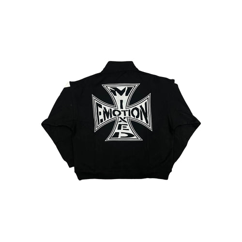 Black “Quarter” zip Jacket