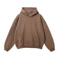 Kanye West Minimalist Heavyweight Fleece Hoodie – Chocolate Brown