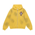 Vale Forever "Valley Dreams Crest" Vintage Zip-Up Hoodie (Yellow)