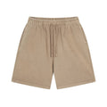 Kanye Heavyweight Vintage Washed Streetwear Shorts – Vintage Khaki / Taupe