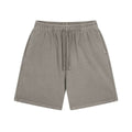 Kanye Heavyweight Vintage Washed Streetwear Shorts – Vintage Charcoal / Slate Grey