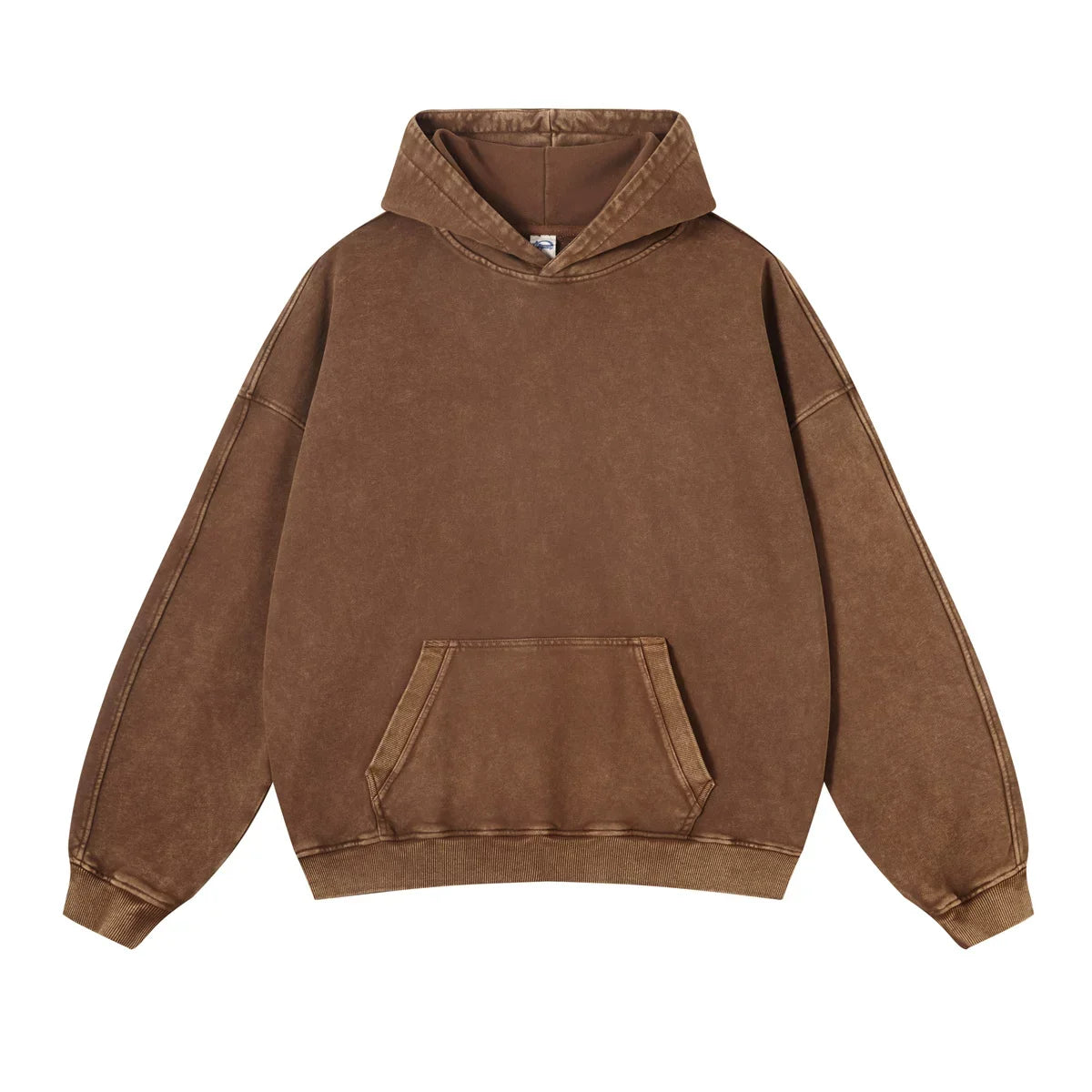 Kanye Heavyweight Vintage Washed Hoodie – Brown