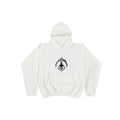 Kanye West Heavyweight Fleece Hoodie – White / Vultures Bird Logo