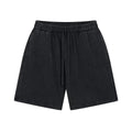 Kanye Heavyweight Vintage Washed Streetwear Shorts – Washed Black