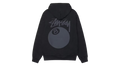 Stussy 8 Ball Pigment Dyed Hoodie Black